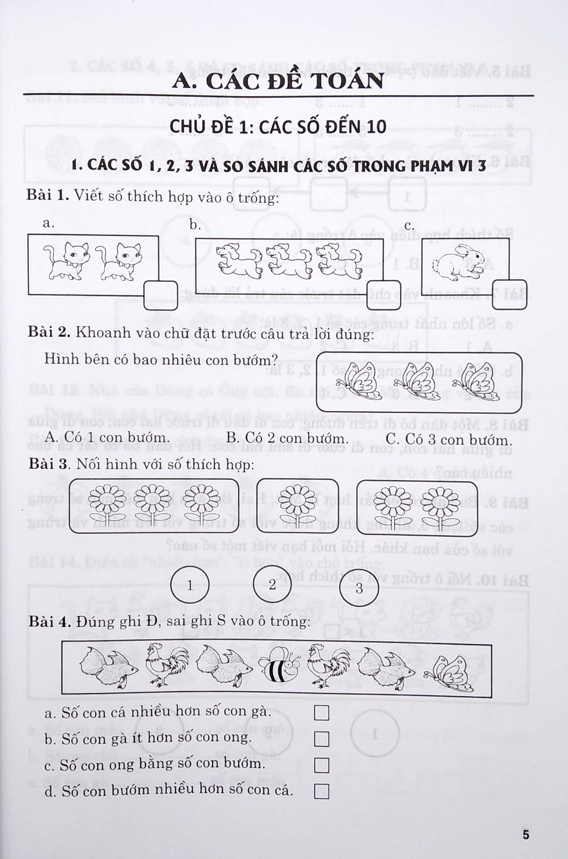 Fahasa - Em Vui Học Toán 1