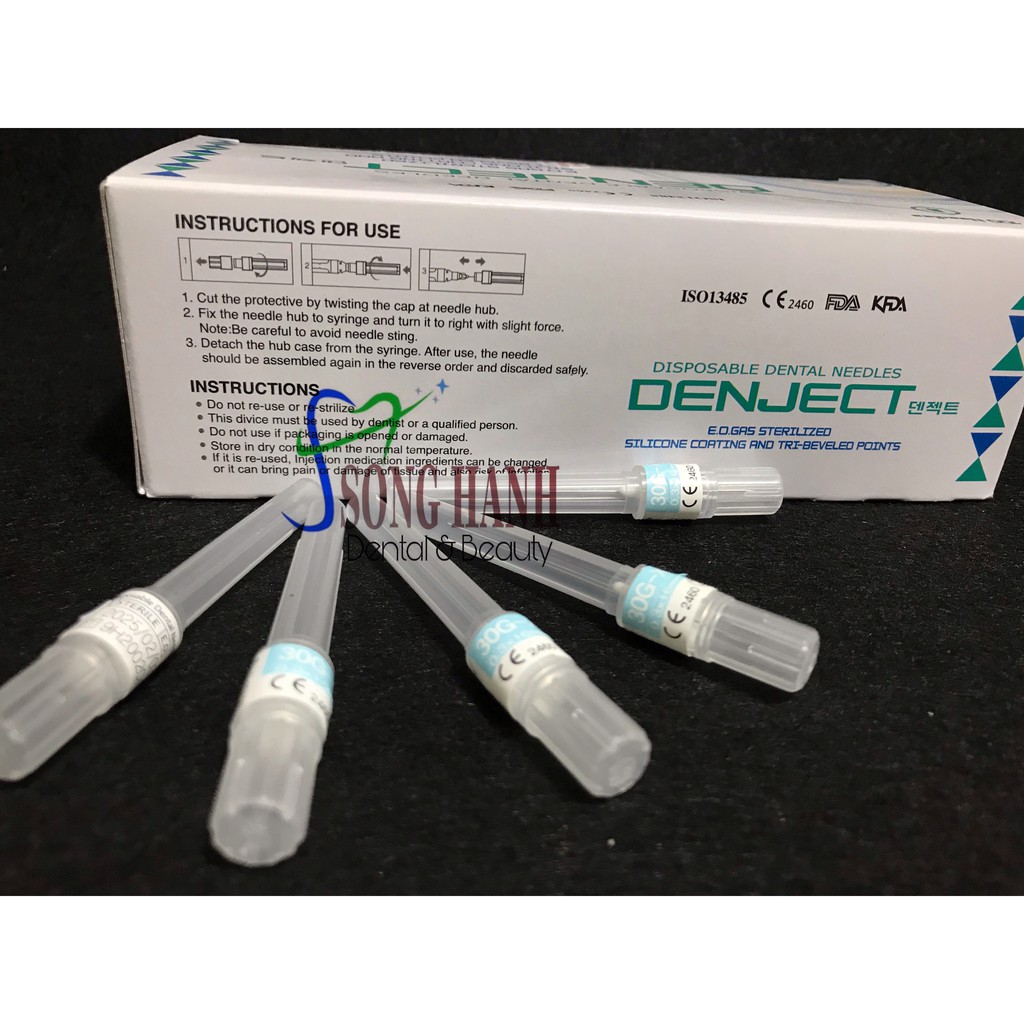 Kim nha khoa Denject Hàn Quốc (Hộp 100 cái)