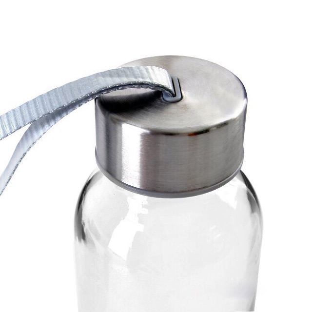CHAI THUỶ TINH 500ml nắp dây dù