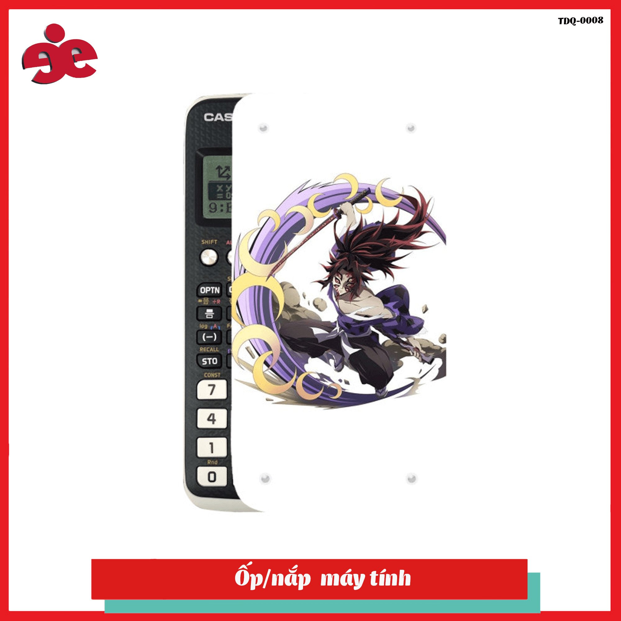 Ốp máy tính Casio FX 580 VNX GLL- 069