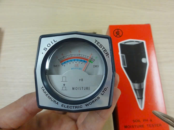 [HCM]MÁY ĐO PH VÀ ĐỘ ẨM CHO ĐẤT TAKEMURA DM-15 (NHẬT BẢN)