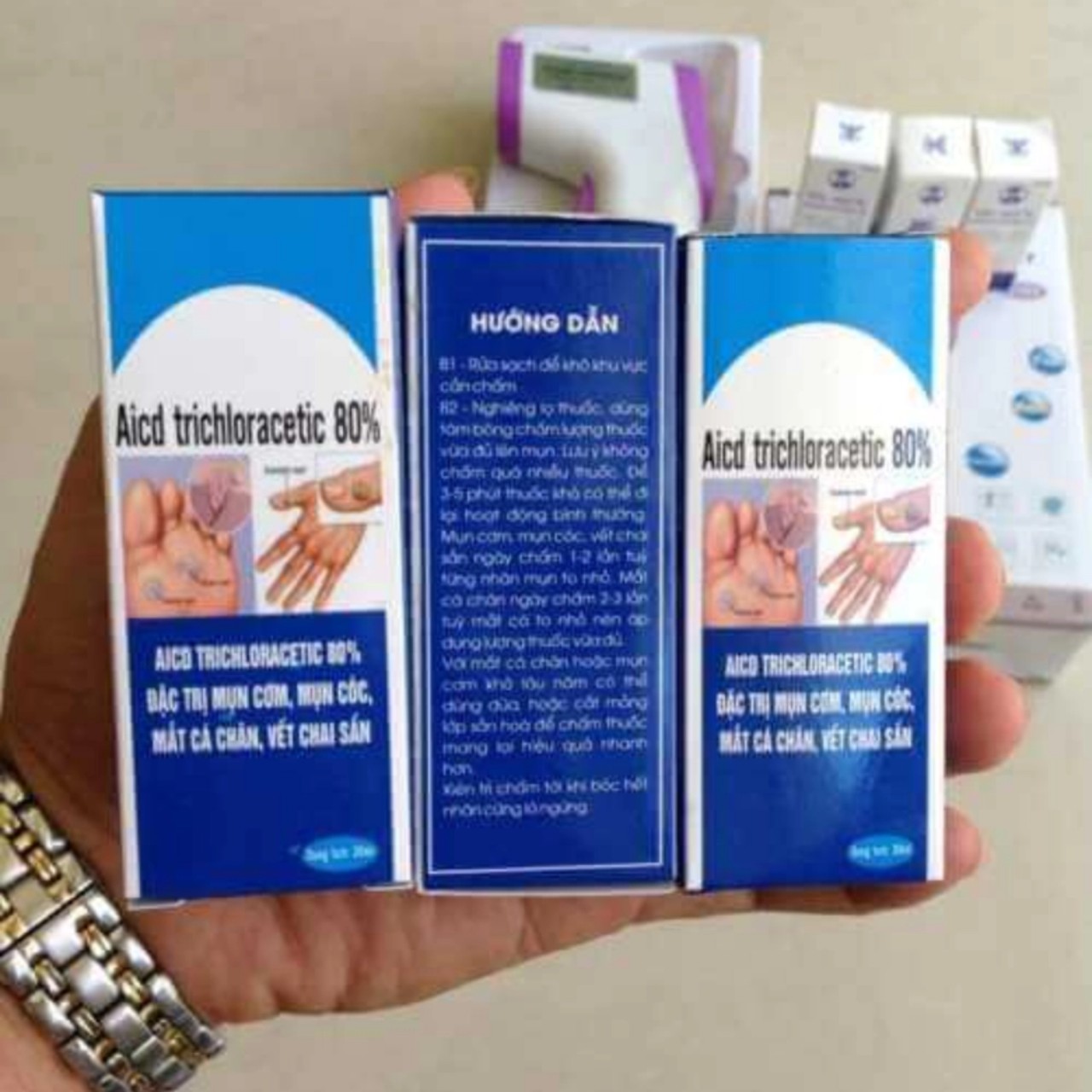 dung dịch tẩy mụn cóc, mụn thịt, mụn cơm, mắt cá chân.