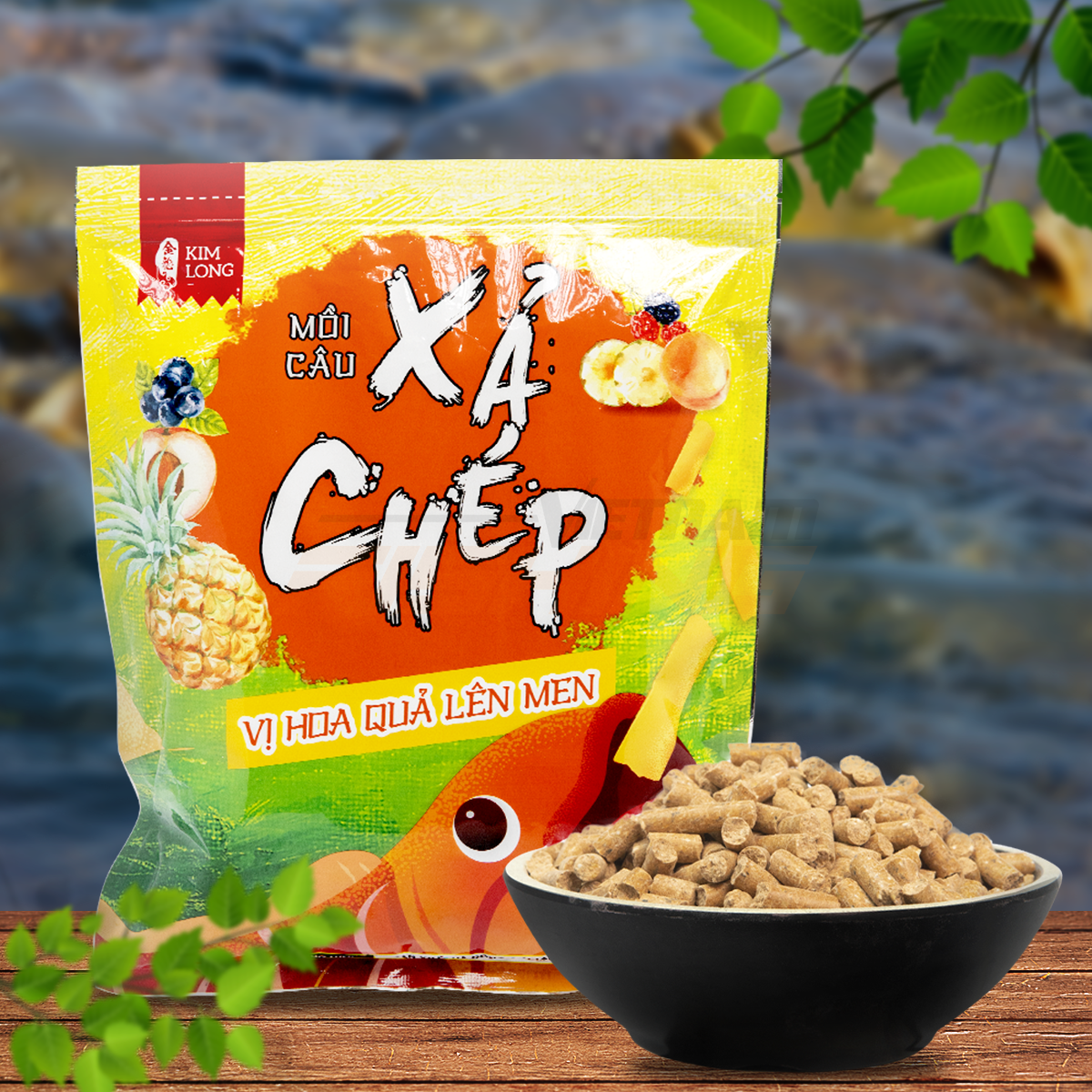 Mồi Câu Xả Trắm - Chép Kim Long
