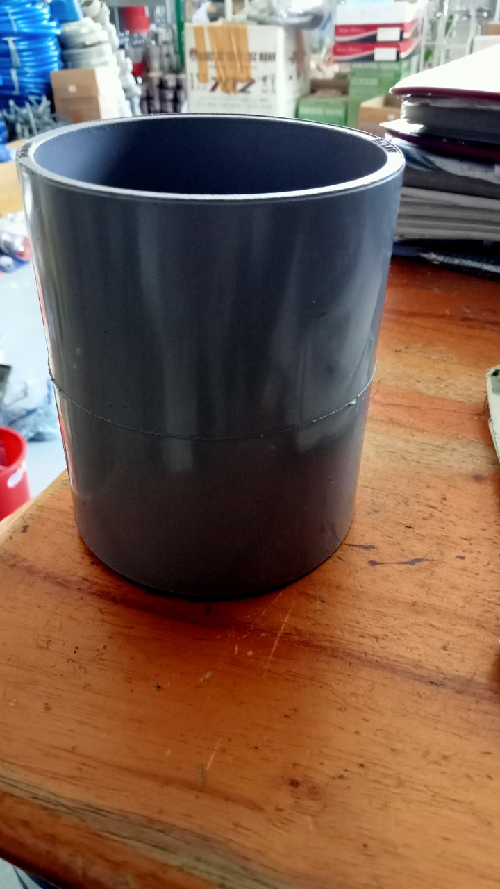 Nối ống 114 mm pvc nối nhựa thẳng