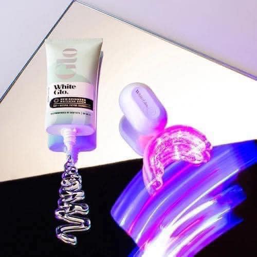 Bộ làm trắng răng White Glo White Accelerator Blue Light Teeth Úc