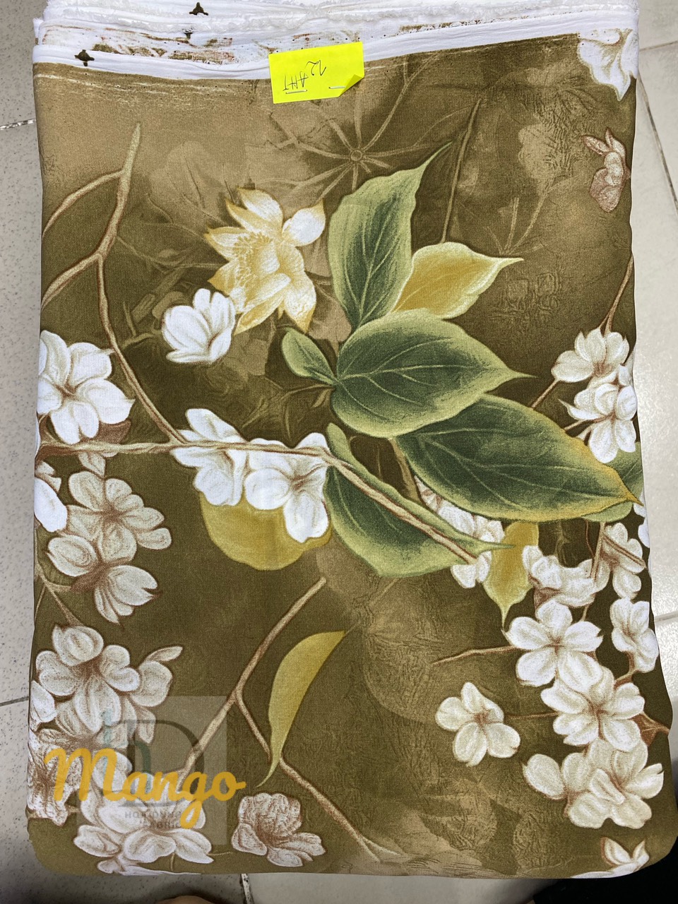 VẢI LỤA MANGO THỜI TRANG 20JUL230638  (KHỔ : 1m x 1m5)