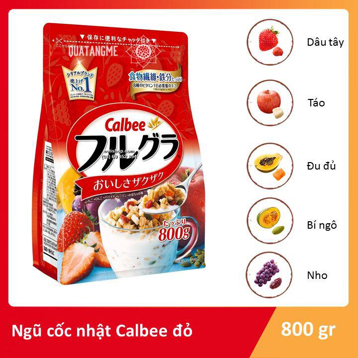 Ngũ Cốc Calbee T&aacute;o D&acirc;u