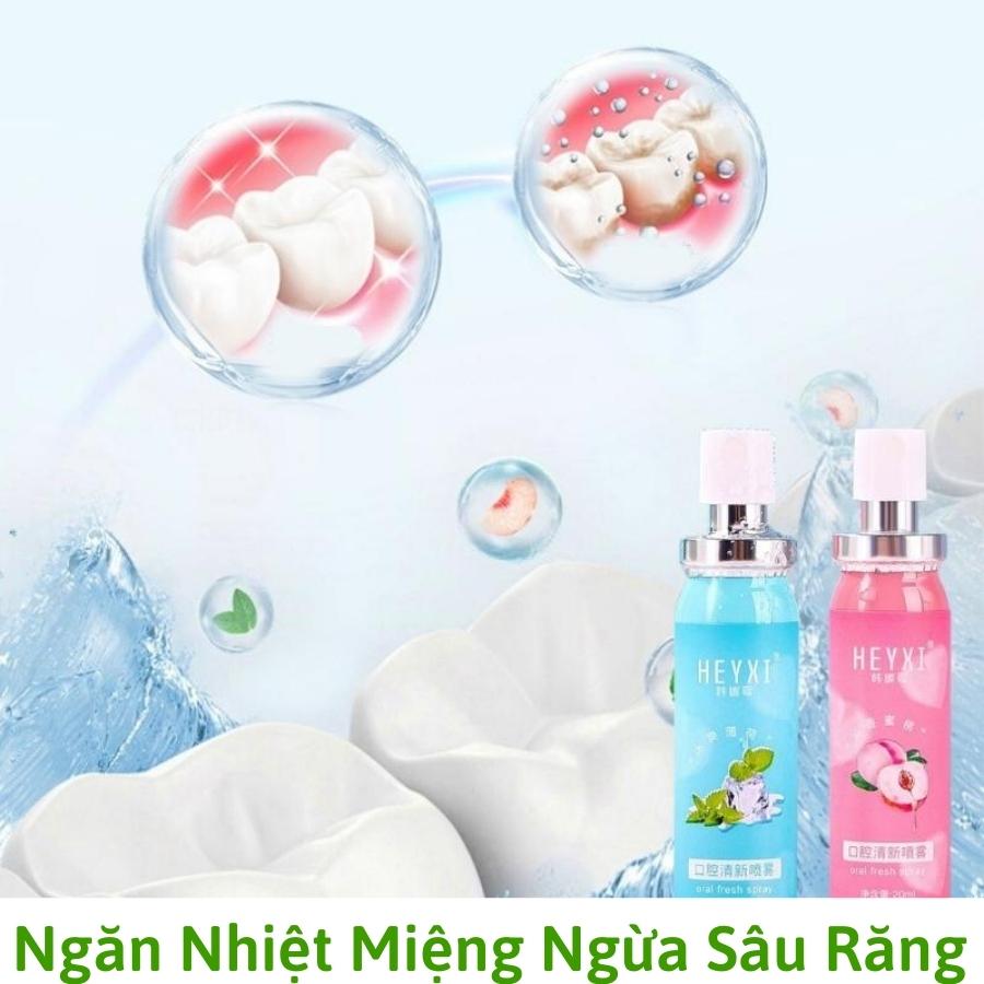 Xịt thơm miệng Heyxi Xịt thơm miệng thảo mộc