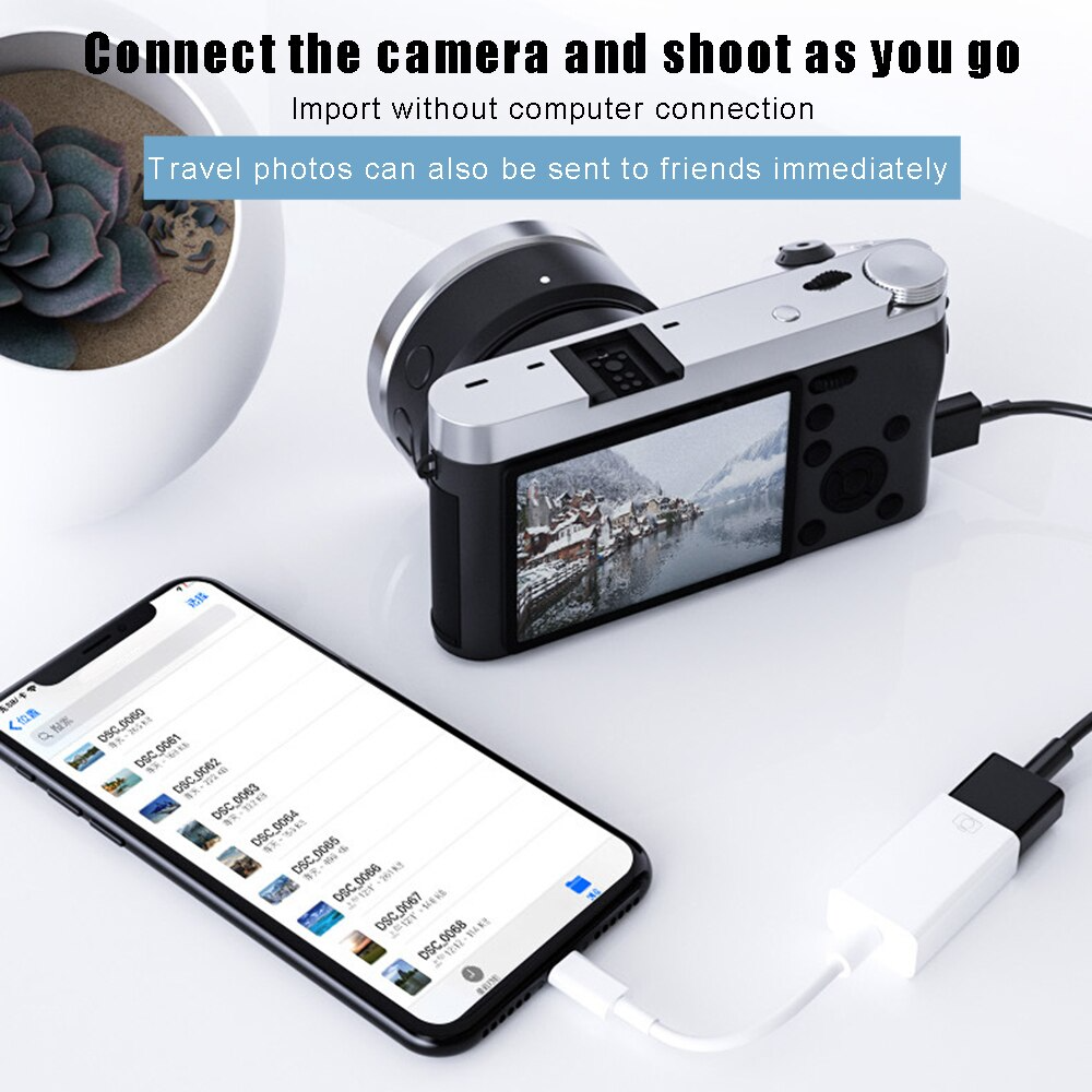 Lightning To USB OTG Camera Adapter