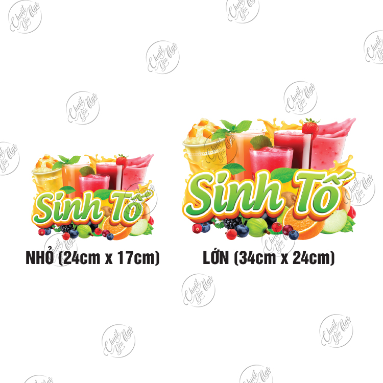 Wall sticker fruit smoothie