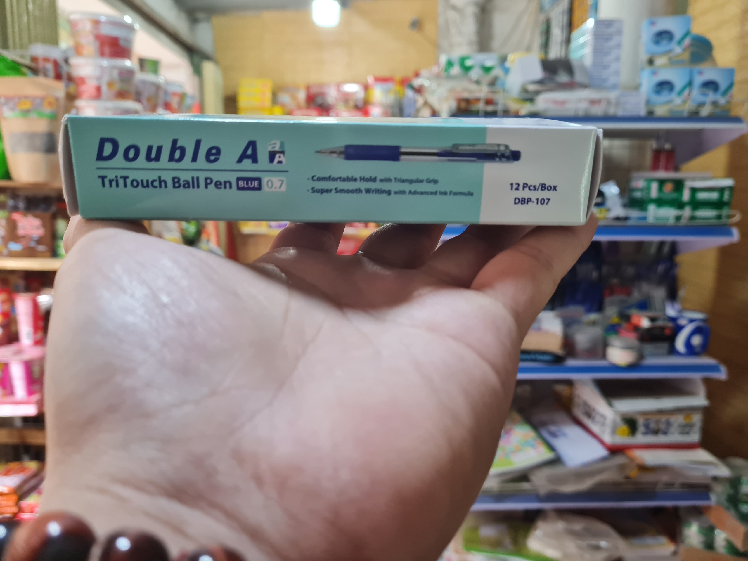 Bút bi Tritouch Double A ngòi 0.7mm (hộp 12 cái)