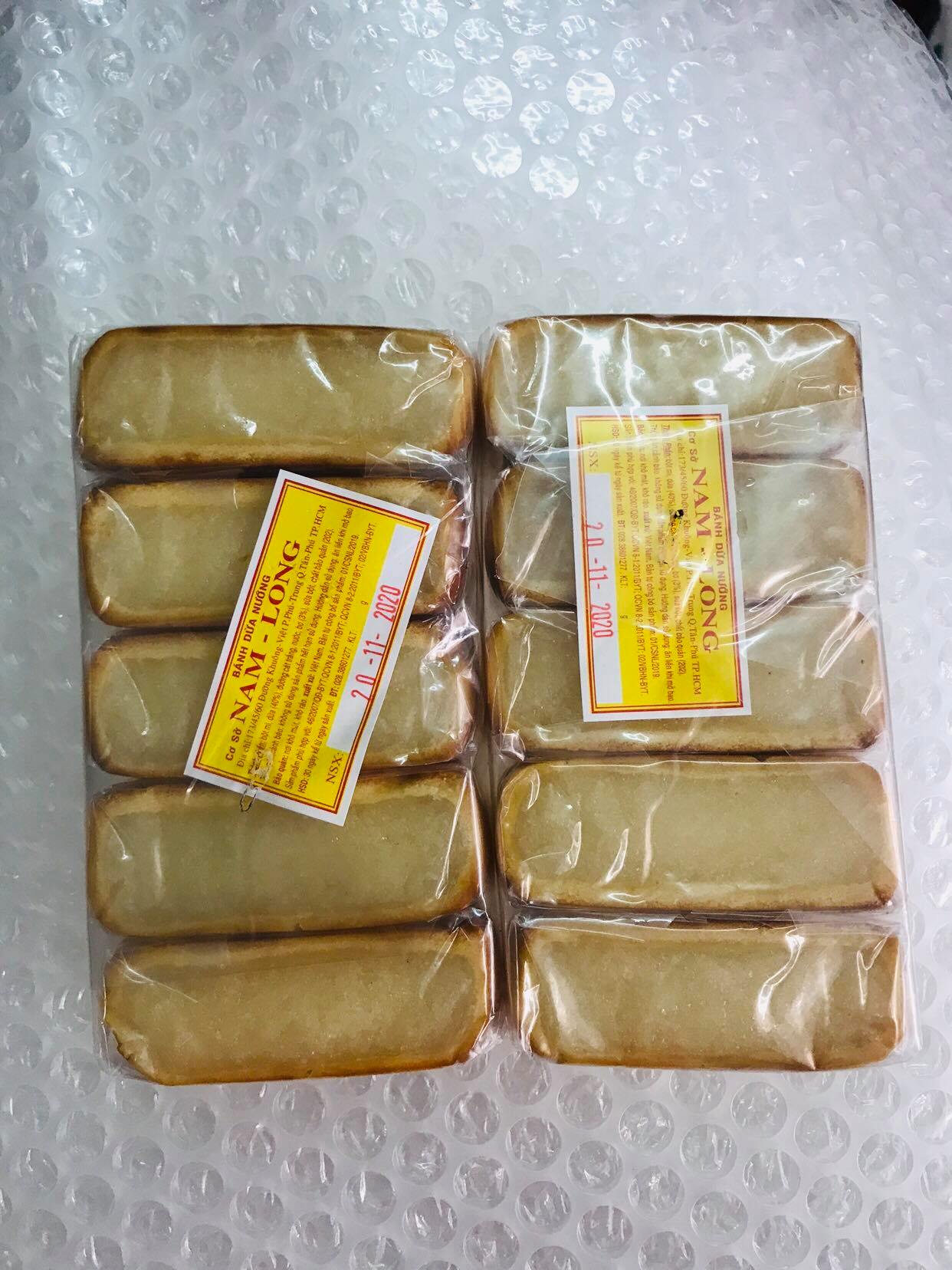 Set 2 Gói Bánh Dừa Bánh Xà Lam (Gói 5 Cái)