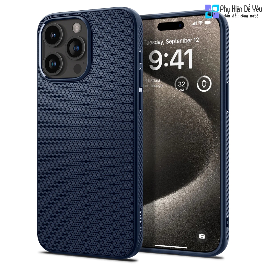 Ốp Spigen Liquid Air cho iPhone 15/ 15 Pro/ 15 Plus/ 15 Pro max ( PHÂN PHỐI CHÍNH HÃNG )