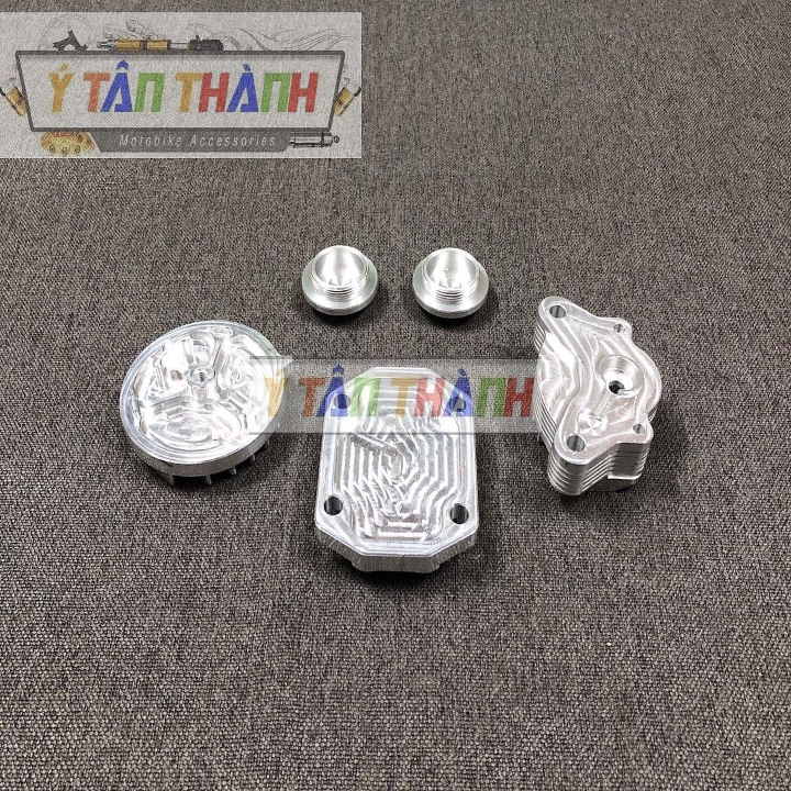 Bộ Nắp Đầu Bò Nhôm Cnc Cho Dream YTT