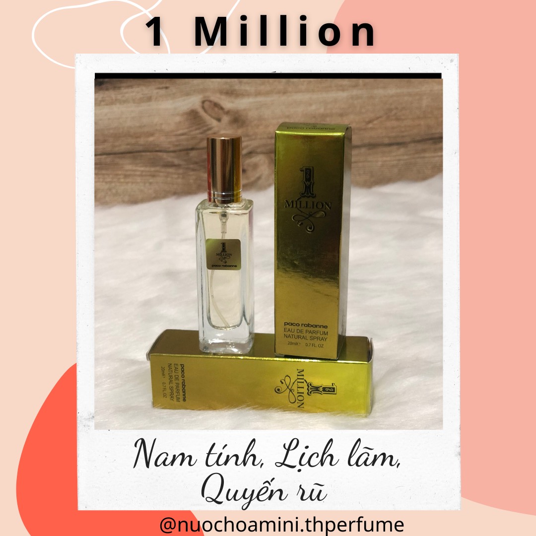 Nước Hoa Nam mini 1 Million 20ml