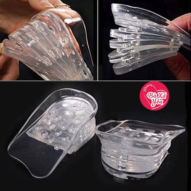 Combo 10 Miếng Lót Giày Silicon Tăng Chiều Cao