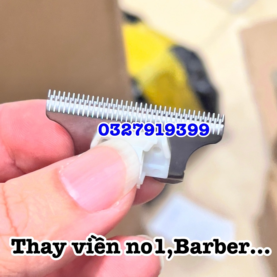 Lưỡi tông đơ viền Barber 9220 Pheaton no1 thép không gỉ sắc bén thay thế lưỡi cũ hiệu quả