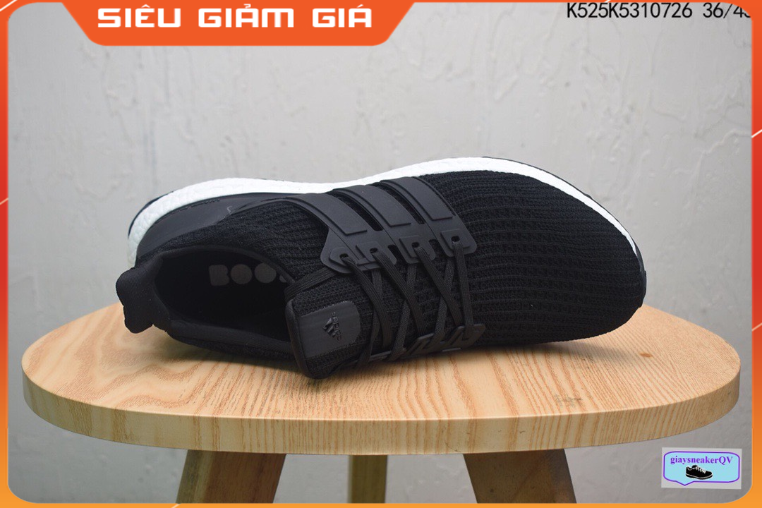 (Full Box) Giày Thể Thao Ultra Boost 4.0 Đen Dành Cho Nam Nữ