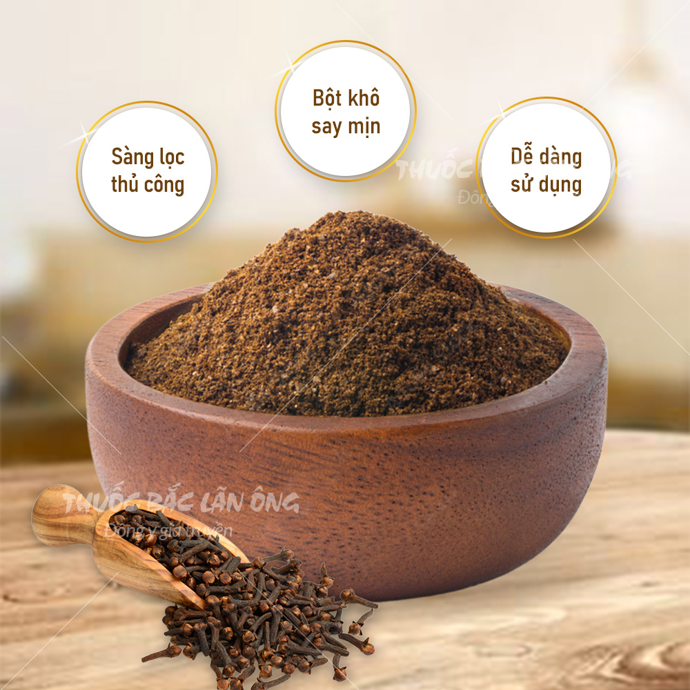 Bột đinh hương 500g, gia vị nấu ăn, hương thơm nồng nàn, kích thích vị giác