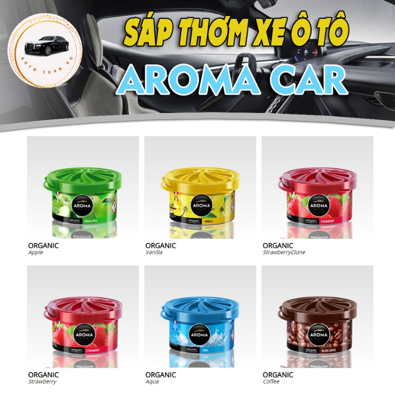 Sáp nước hoa ô tô Aroma Car chính hãng cao cấp