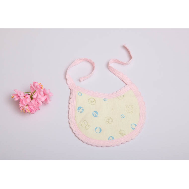 Yếm cotton ăn dặm cho bé