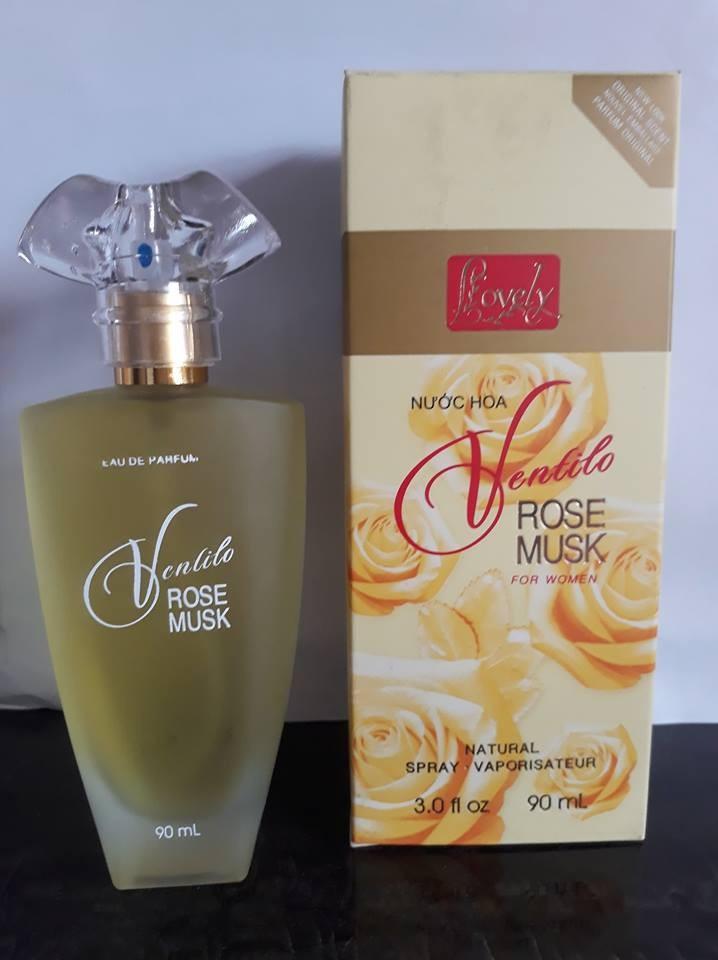 [HCM]Nước hoa Ventilo Rose Musk VIỆT NAM 90ML