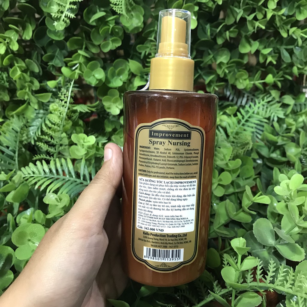 [HCM]Sữa Dưỡng Tóc Lacei Improvement Spray Nursing 250ml