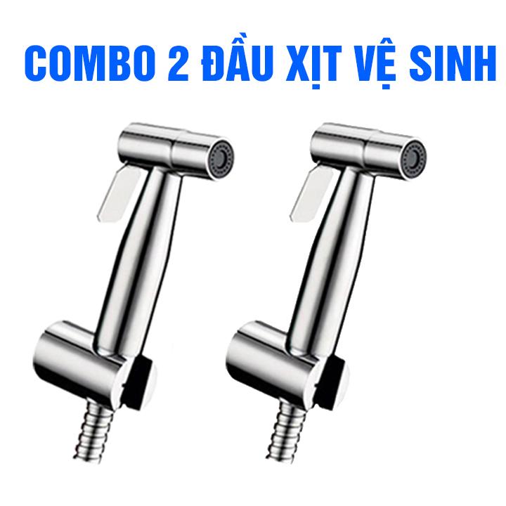 [HCM]Combo 2 Đầu vòi xịt vệ sinh XVS - 01 (toilet) inox SUS 304