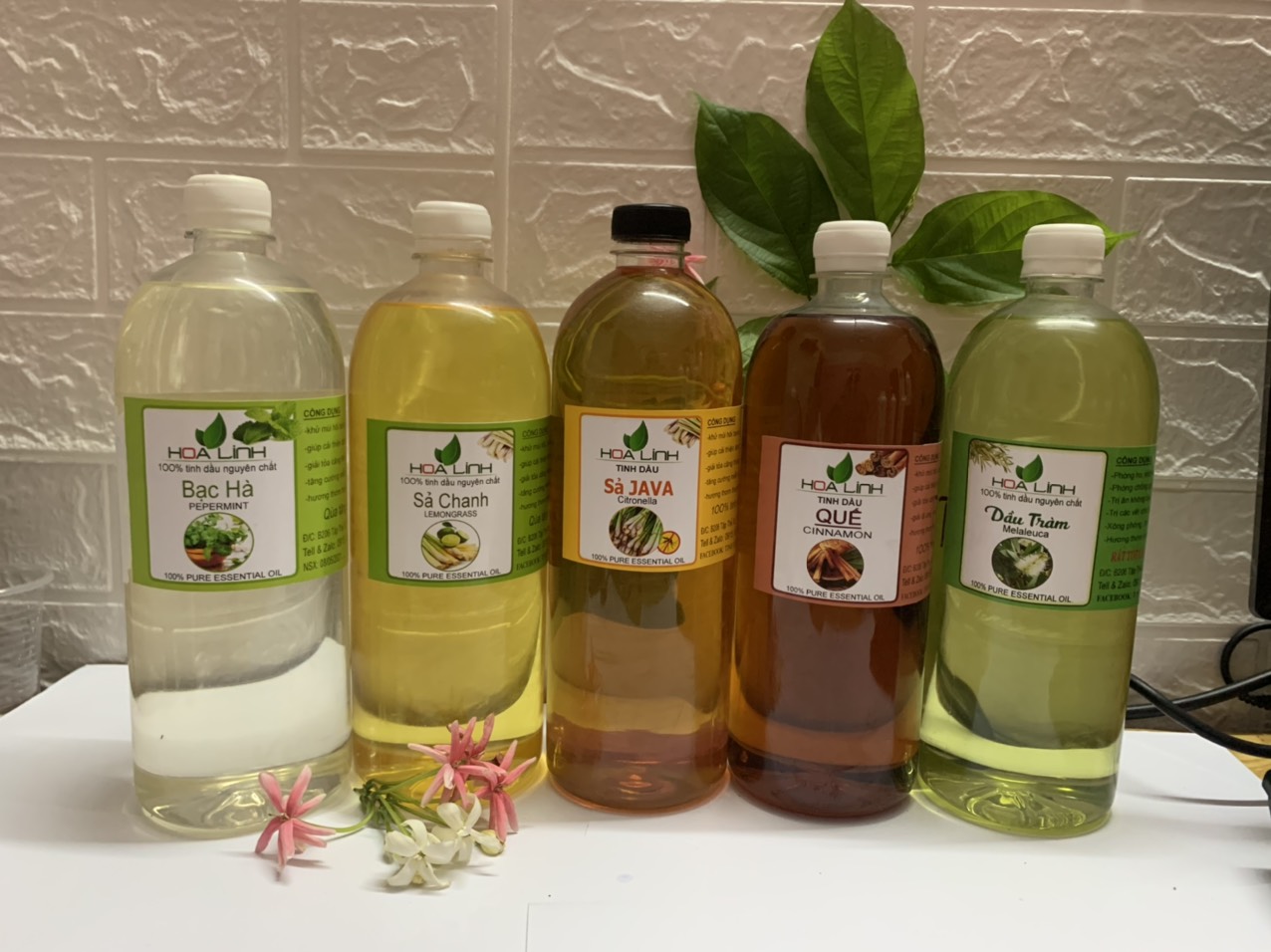 Tinh Dầu Sả Java xông phòng thơm spa, làm nến thơm chai lớn 1 lít
