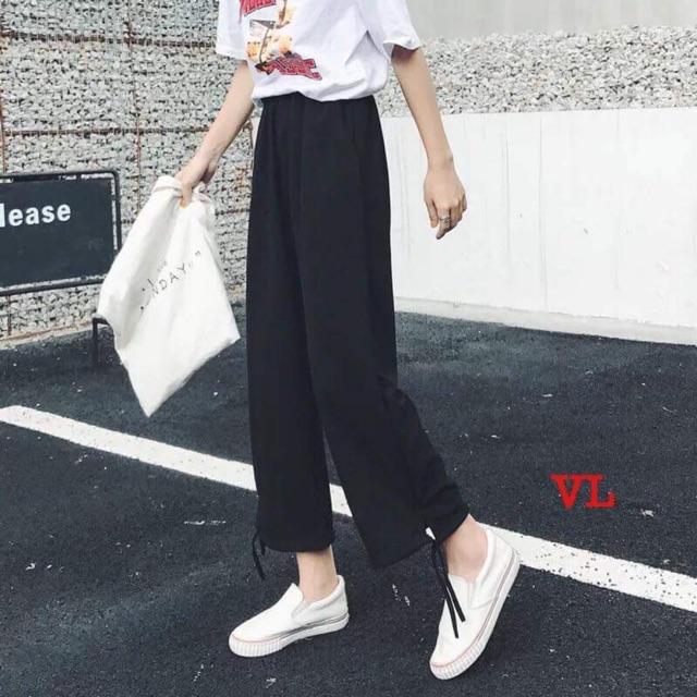 Quần ống suông dây rút BLA0719