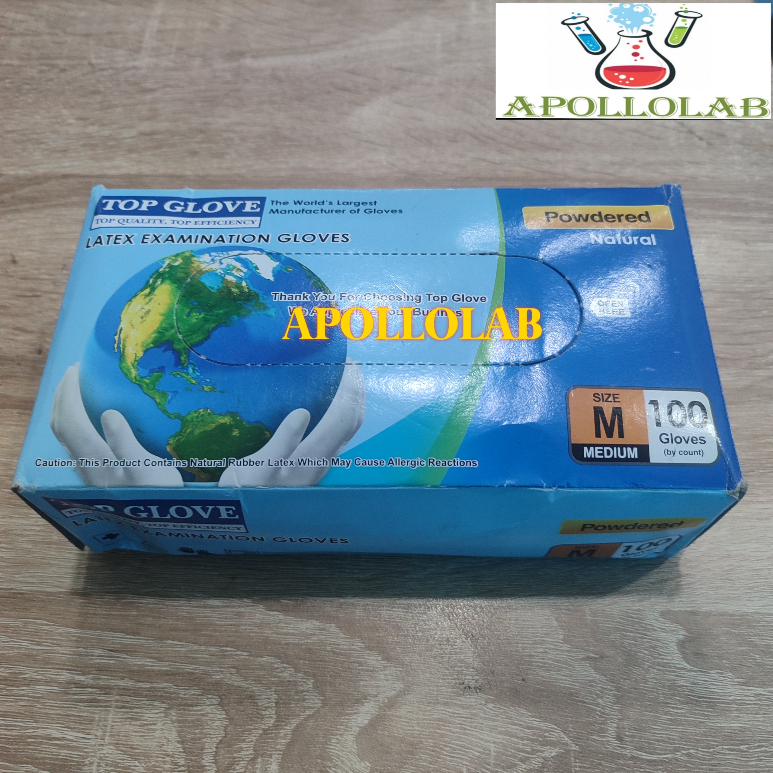 [HCM][HÀNG TOPGLOVE-Malaysia] Găng tay y tế  có bột size S M L - Hộp 100 chiếc (50 đôi)