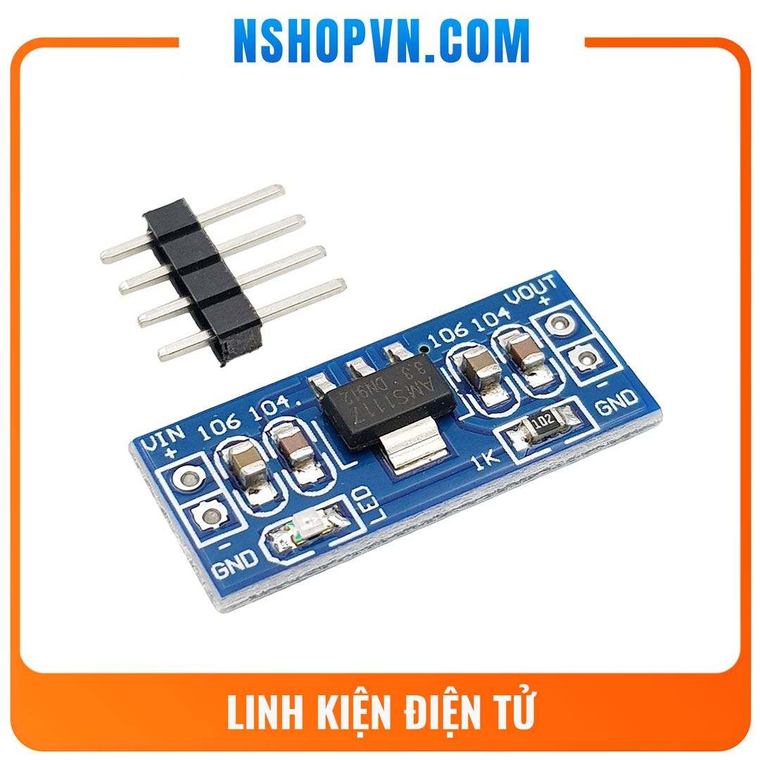 Bộ 2 mạch Giảm Áp 3.3V AMS1117