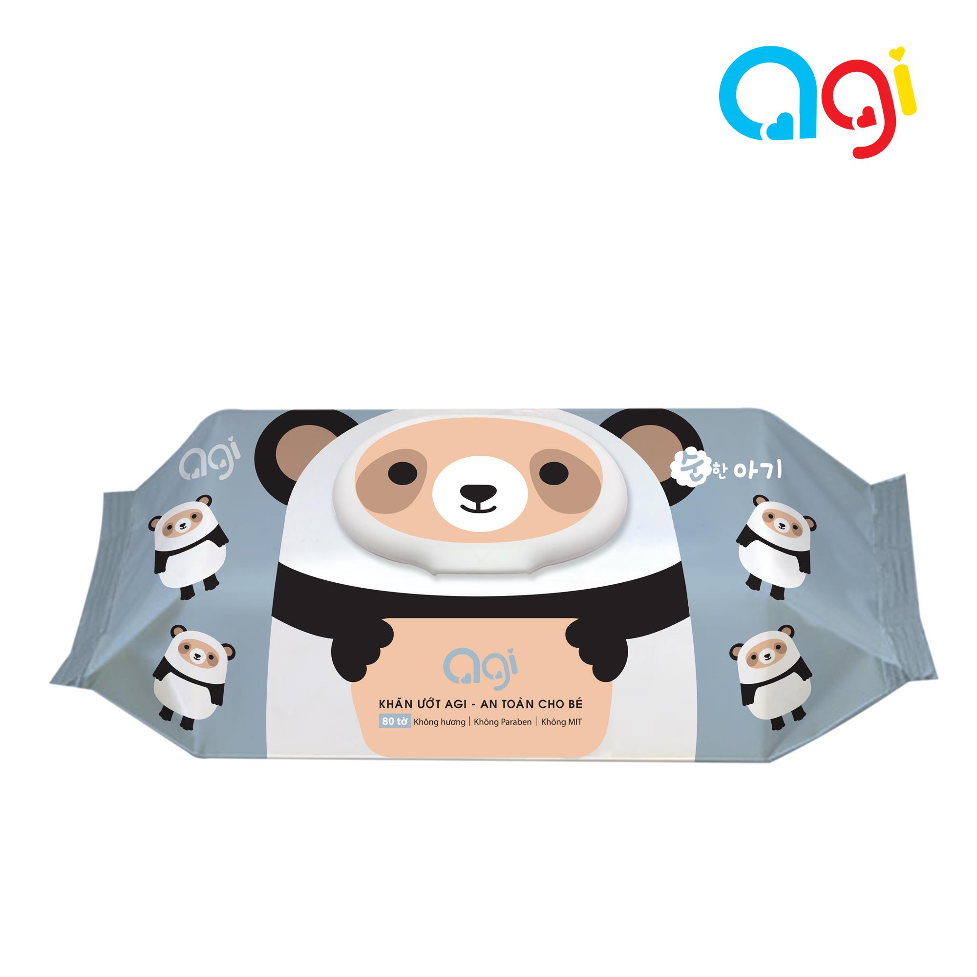 Khăn ướt Agi 100 tờ không hương