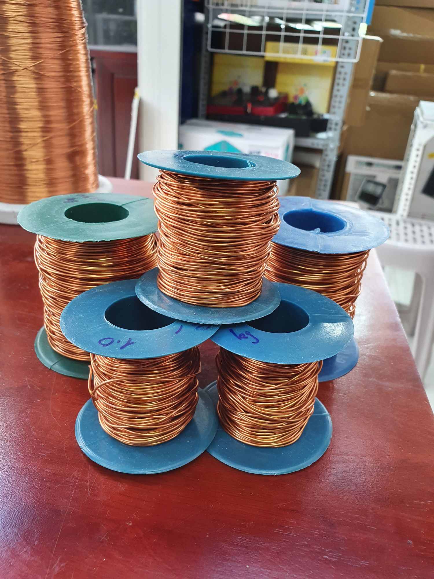 Dây đồng quấn motor biến áp 1.0mm(KL:100g)