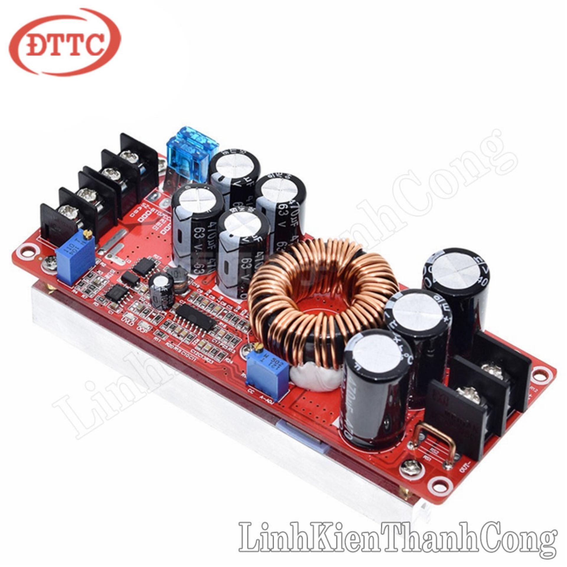 Mạch Boost Tăng Áp DC-DC, Vào 10-60VDC, Ra 12-83VDC 1200W