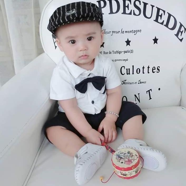 BODY NƠ CÔNG TỬ ĐÙI CHO BÉ TRAI 3-13KG
