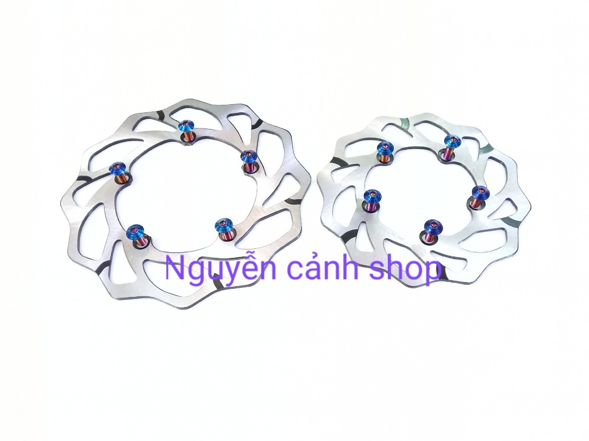 Cặp đĩa thắng exciter 150 x1r full 10 ốc