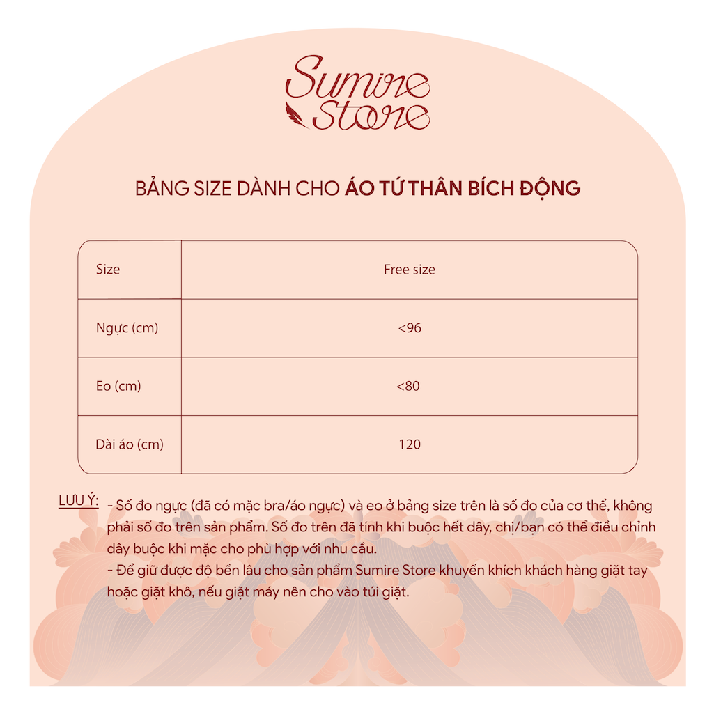 Sumire Store Áo tứ thân Bích Động - 03 màu