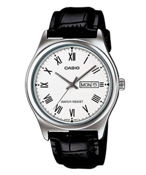 Đồng hồ nam dây da chính hãng CASIO STANDARD MTP-V006L-7BUDF
