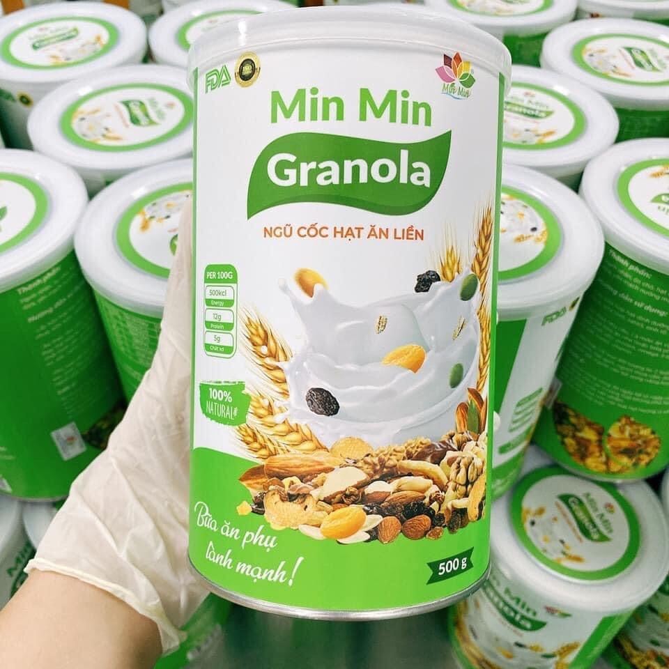Ngũ cốc hạt ăn liền Granola Min Min 500GR