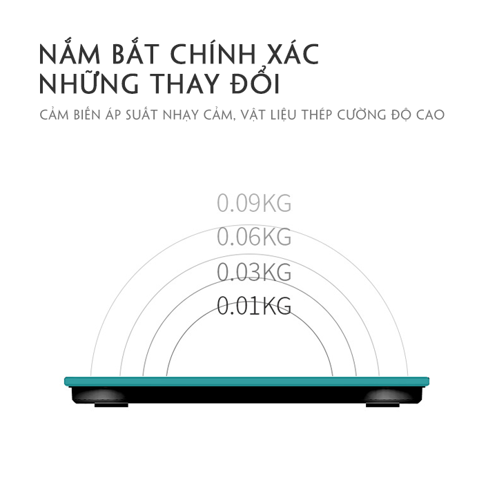 Cân điện tử cao cấp có App kiểm tra sức khỏe