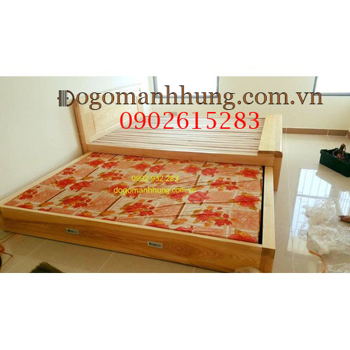 [HCM]Giường 2 tầng gỗ kéo kích thước: 160 x2m
