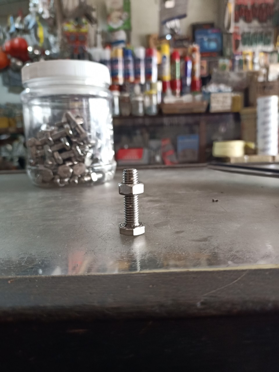 BU LÔNG (BÙ LON) INOX 201 6LY CÓ TÁN (2 CON)