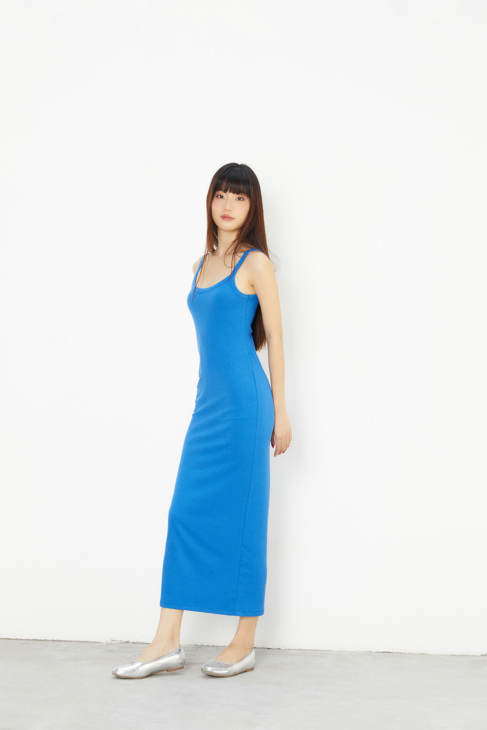 [OUTLET SALE] DOTTIE - Đầm thun midi hai dây - D0471
