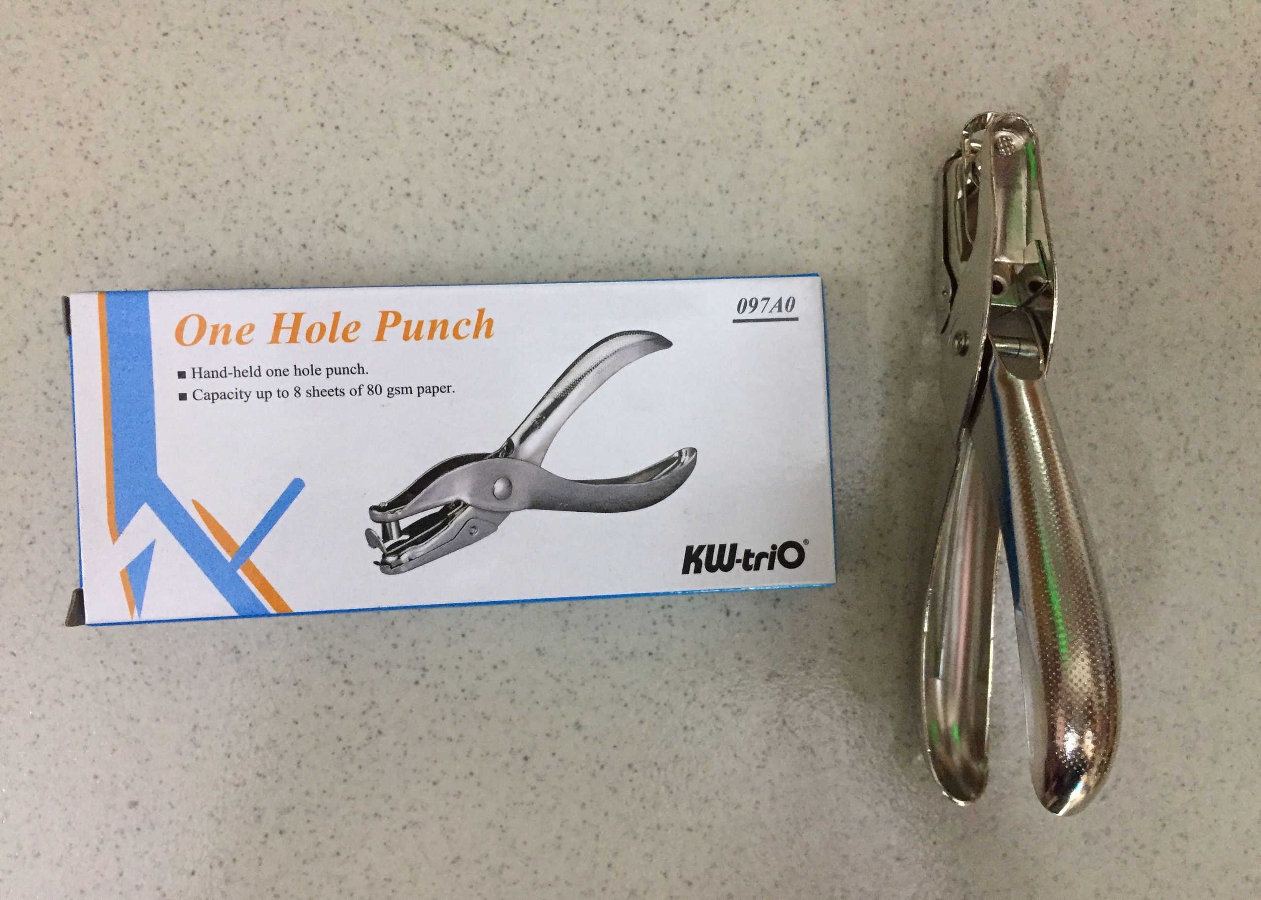 Kìm bấm 1 lỗ KW TriO 097A0 - One Hole Punch 097AO bấm lỗ tròn 6mm