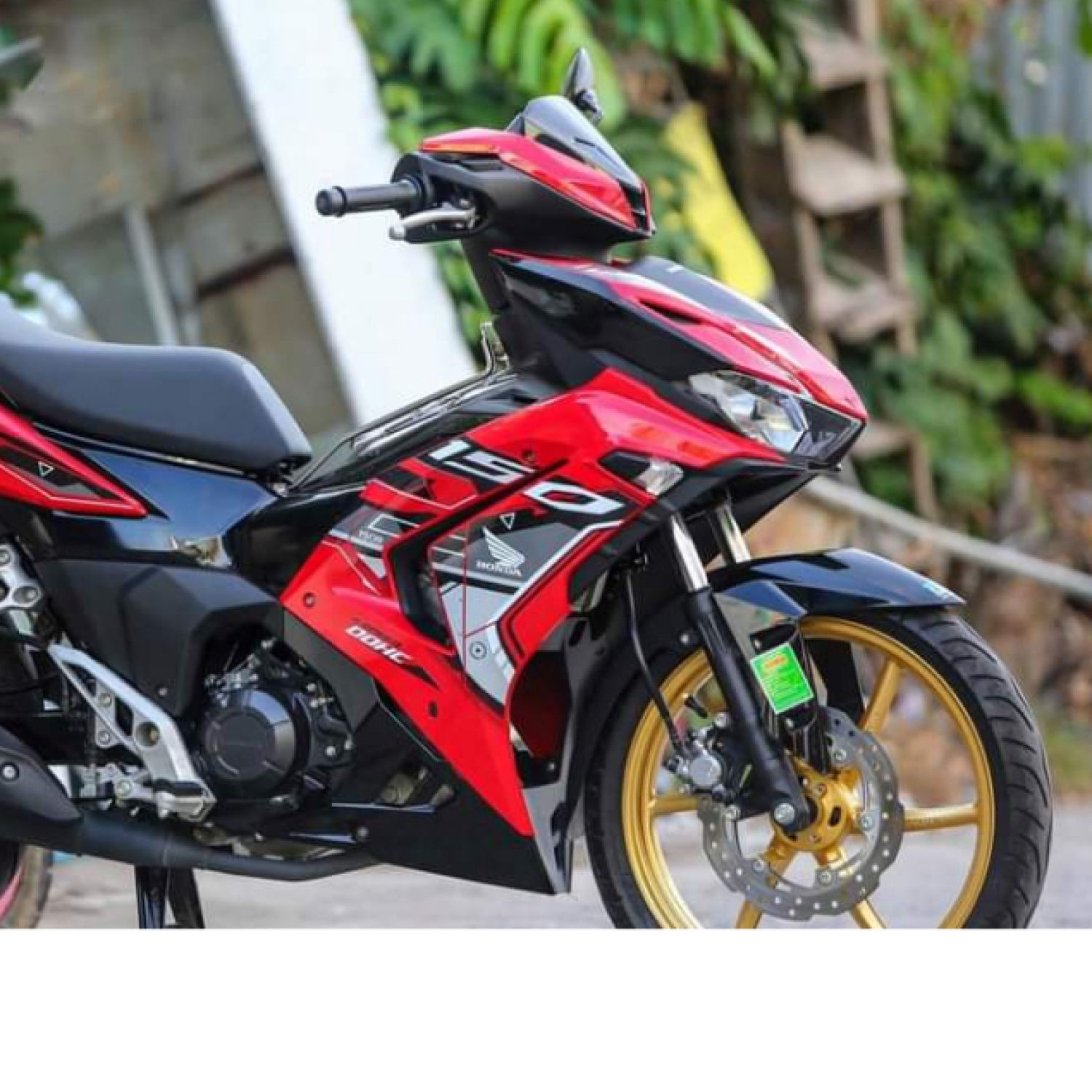 Tem Rời Winner X V3 DoHC Dán Xe Đỏ