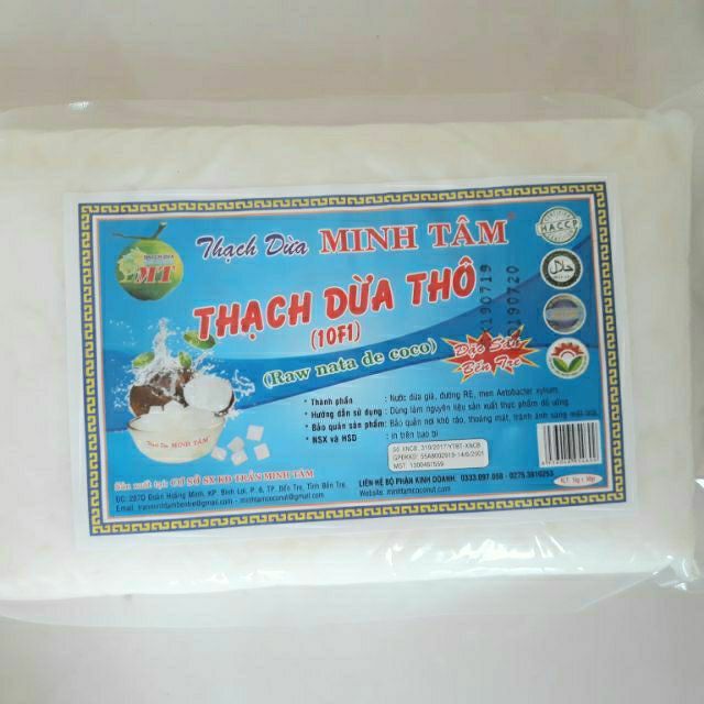 combo 5kg thạch dừa thô Minh Tâm