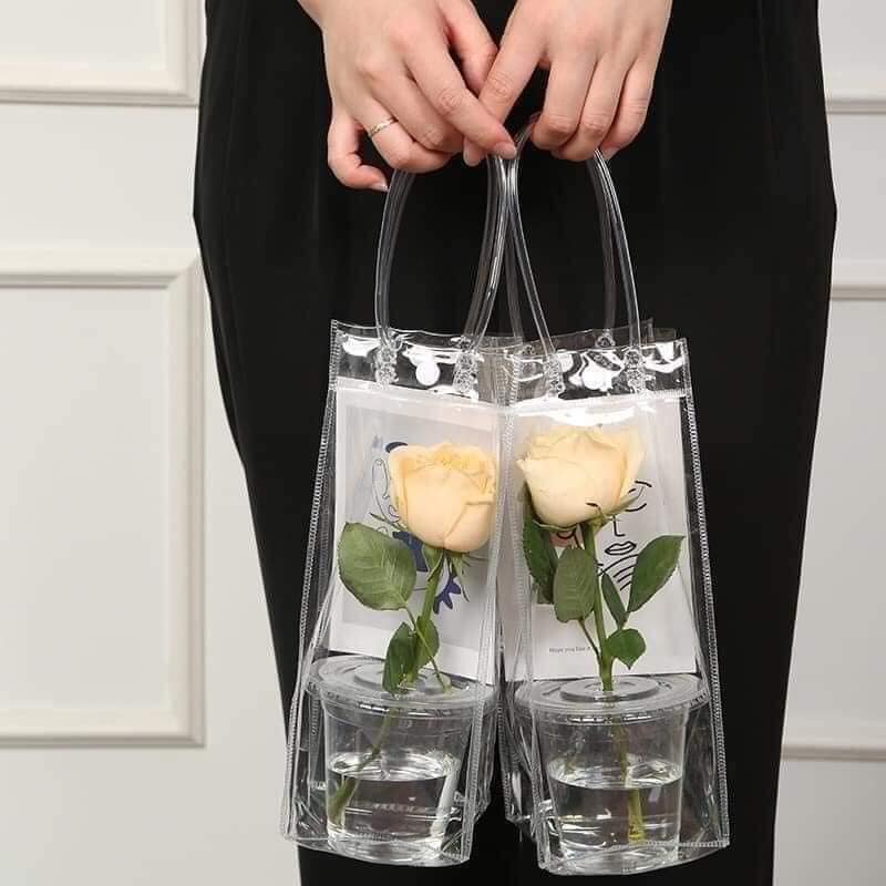 Túi đựng bình nước trong suốt
