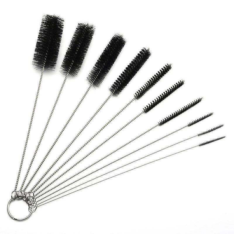 Bộ 10 chiếc chổi rửa ống nghiệm kích thước khác nhau- màu trắng