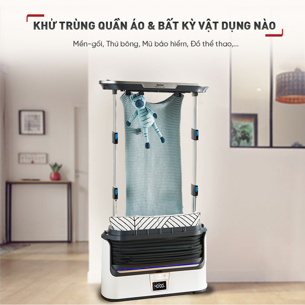 Máy chăm sóc quần, áo đa năng Tefal YT4050E1